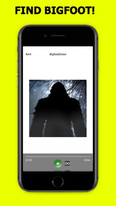 Zrzuty ekranu Bigfoot Calls & Big Foot Sound