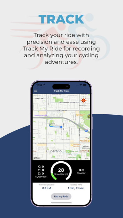 Zrzuty ekranu Bike Mates - Cycling Tracker