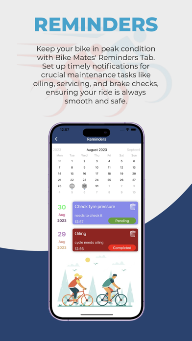 Zrzuty ekranu Bike Mates - Cycling Tracker