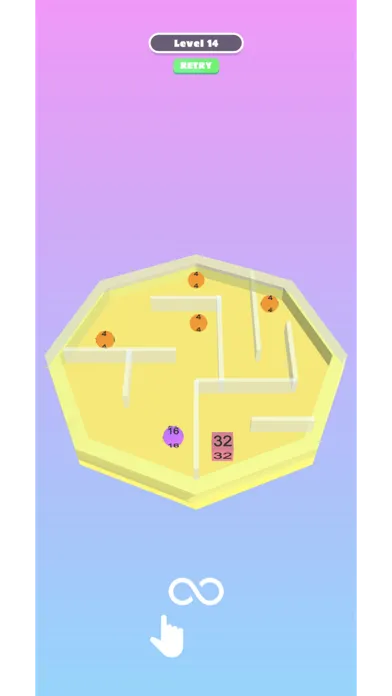 Ảnh chụp màn hình của Maze 2048 3D