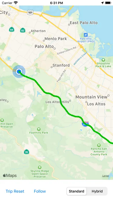Ảnh chụp màn hình của Map Dots