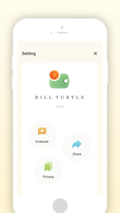 Bill Turtle - Money Expense 스크린샷