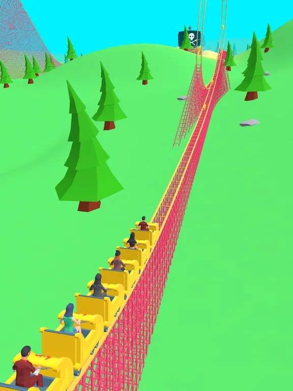 Ảnh chụp màn hình của Danger Coaster 3D iPad 