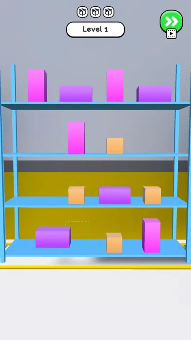 Ảnh chụp màn hình của Parcel Delivery 3D