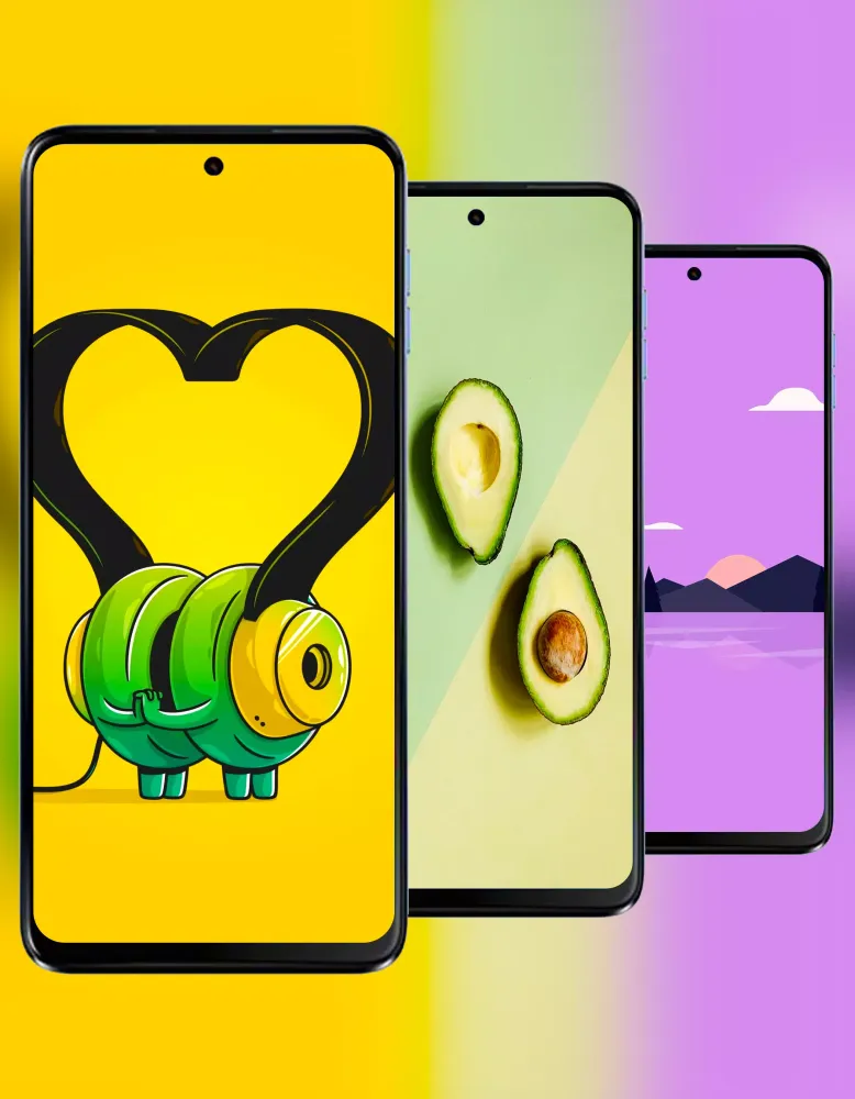 Motorola G34 and G54 Wallpaper Screenshots