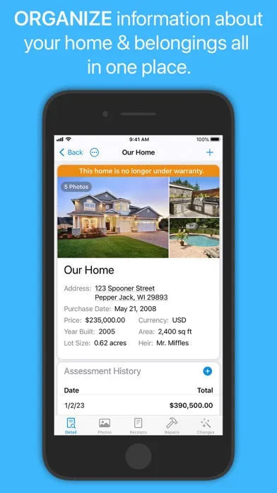 Screenshot di Under My Roof Home Inventory +