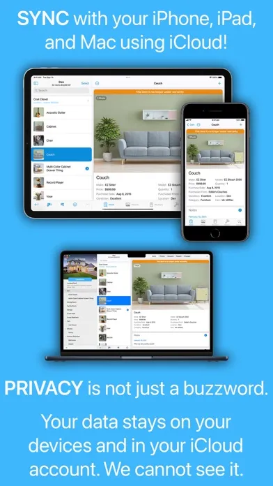 Screenshot di Under My Roof Home Inventory +