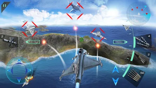 Ảnh chụp màn hình của Sky Fighters 3D