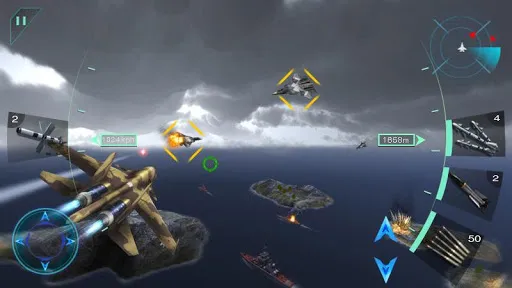 Ảnh chụp màn hình của Sky Fighters 3D