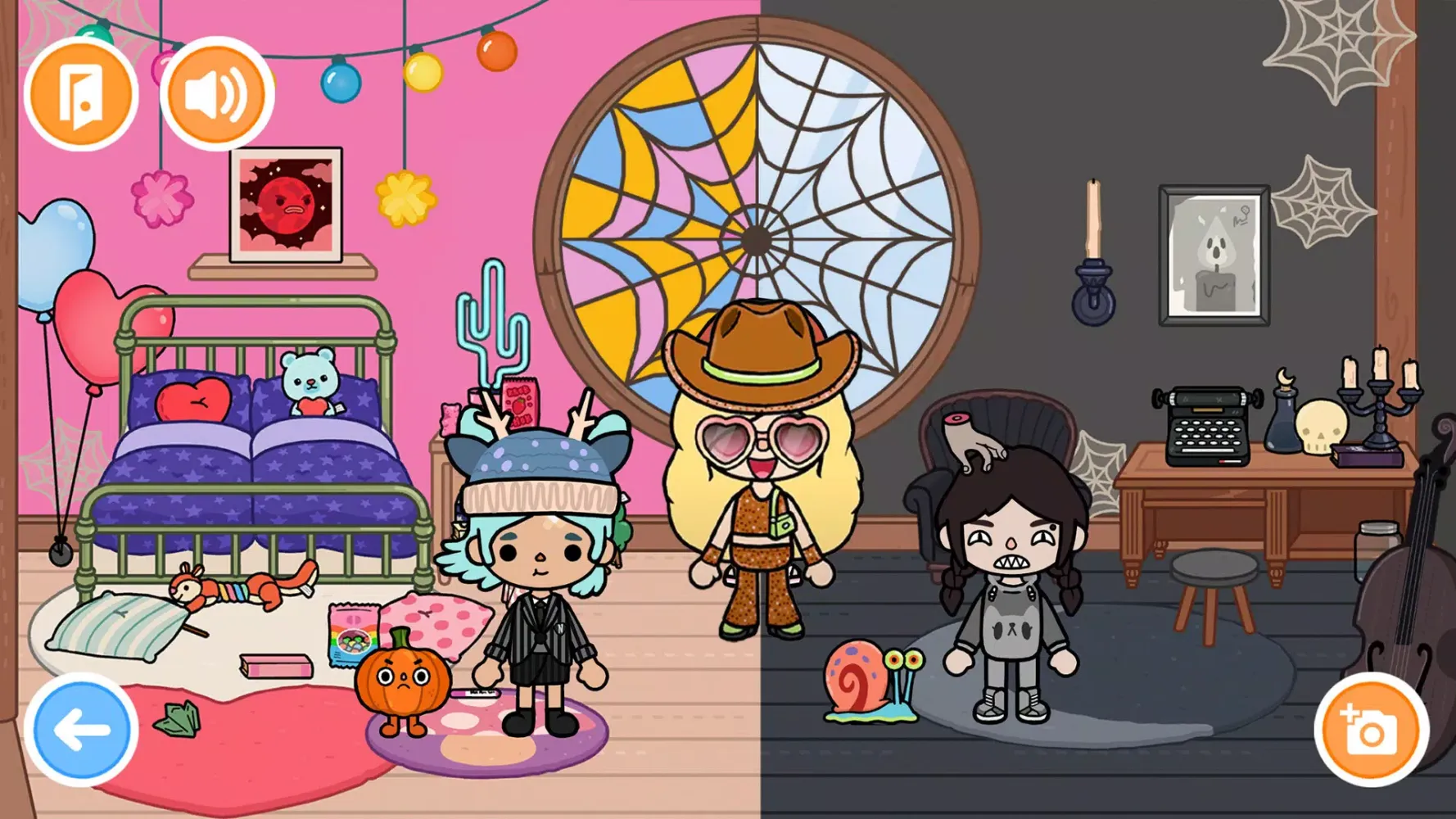 ภาพหน้าจอของ Toca Boca Room Design Games