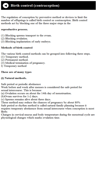 Screenshot di Biology Notes & MCQ