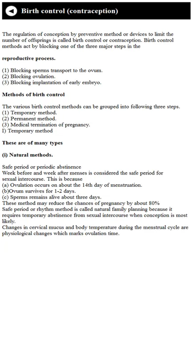 Tangkapan layar Biology Notes & MCQ