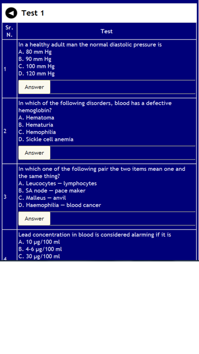 Screenshot di Biology Notes & MCQ