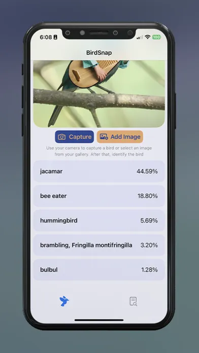 BirdSnap: Bird Identifier ID سکرین شاٹس