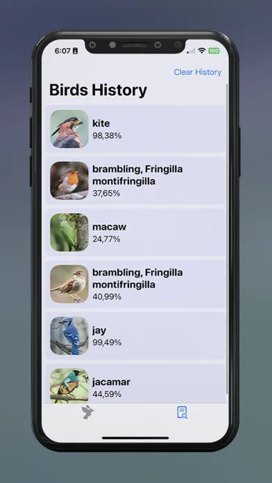 BirdSnap: Bird Identifier ID سکرین شاٹس