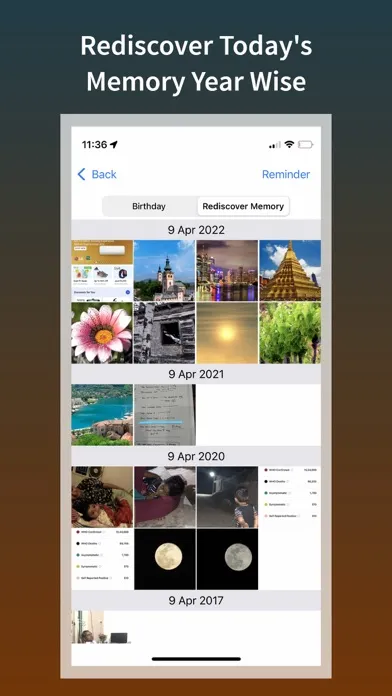 Captures d'écran de Birthday Reminder Daily No Ad