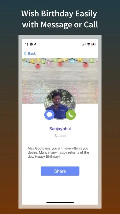 Captures d'écran de Birthday Reminder Daily No Ad
