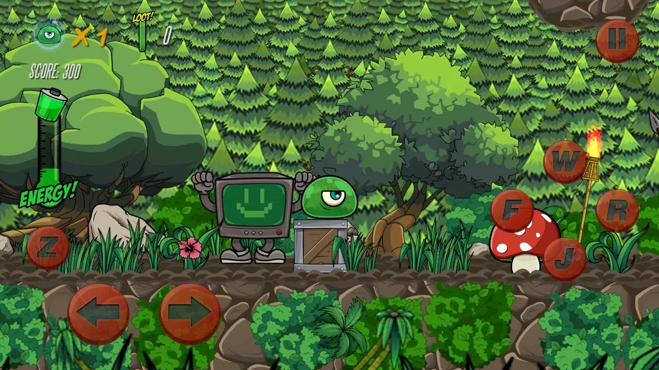 Capturas de tela do Super Platformer 2D Tech Demo