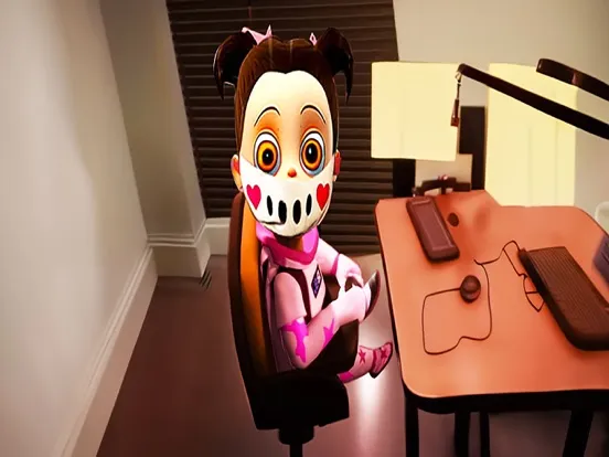 Scary Baby Pink Horror Game iPad  سکرین شاٹس