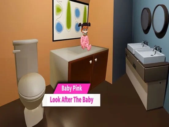 Scary Baby Pink Horror Game iPad  سکرین شاٹس