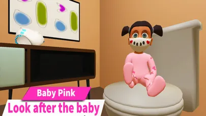 Scary Baby Pink Horror Game سکرین شاٹس