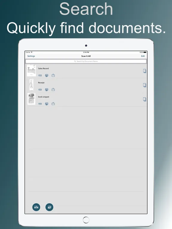 صور Scan It All iPad 