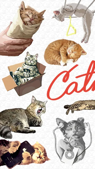 CatNap 1: Sleepy Cat Stickers Screenshots
