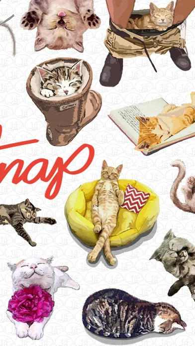 CatNap 1: Sleepy Cat Stickers Screenshots