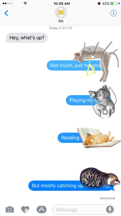CatNap 1: Sleepy Cat Stickers Screenshots