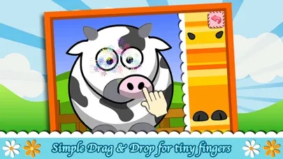 Ảnh chụp màn hình của Sticker Puzzle - Learn English & Spanish for Kids