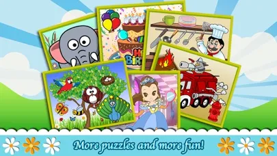 Ảnh chụp màn hình của Sticker Puzzle - Learn English & Spanish for Kids