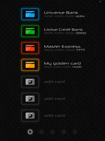 Captures d'écran de PIN Keeper Pro iPad 