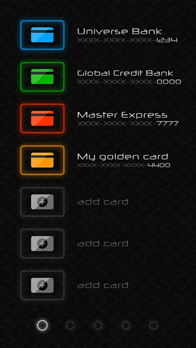 Captures d'écran de PIN Keeper Pro