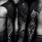 Blackwork Tattoo Design Men