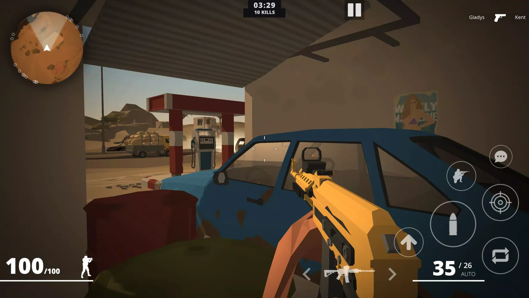 Capturas de tela do Battle Elites