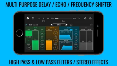 Tangkapan skrin BLEASS Delay