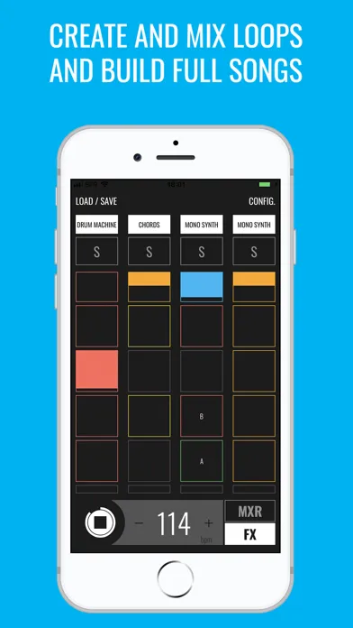 Captures d'écran de BLEASS groovebox