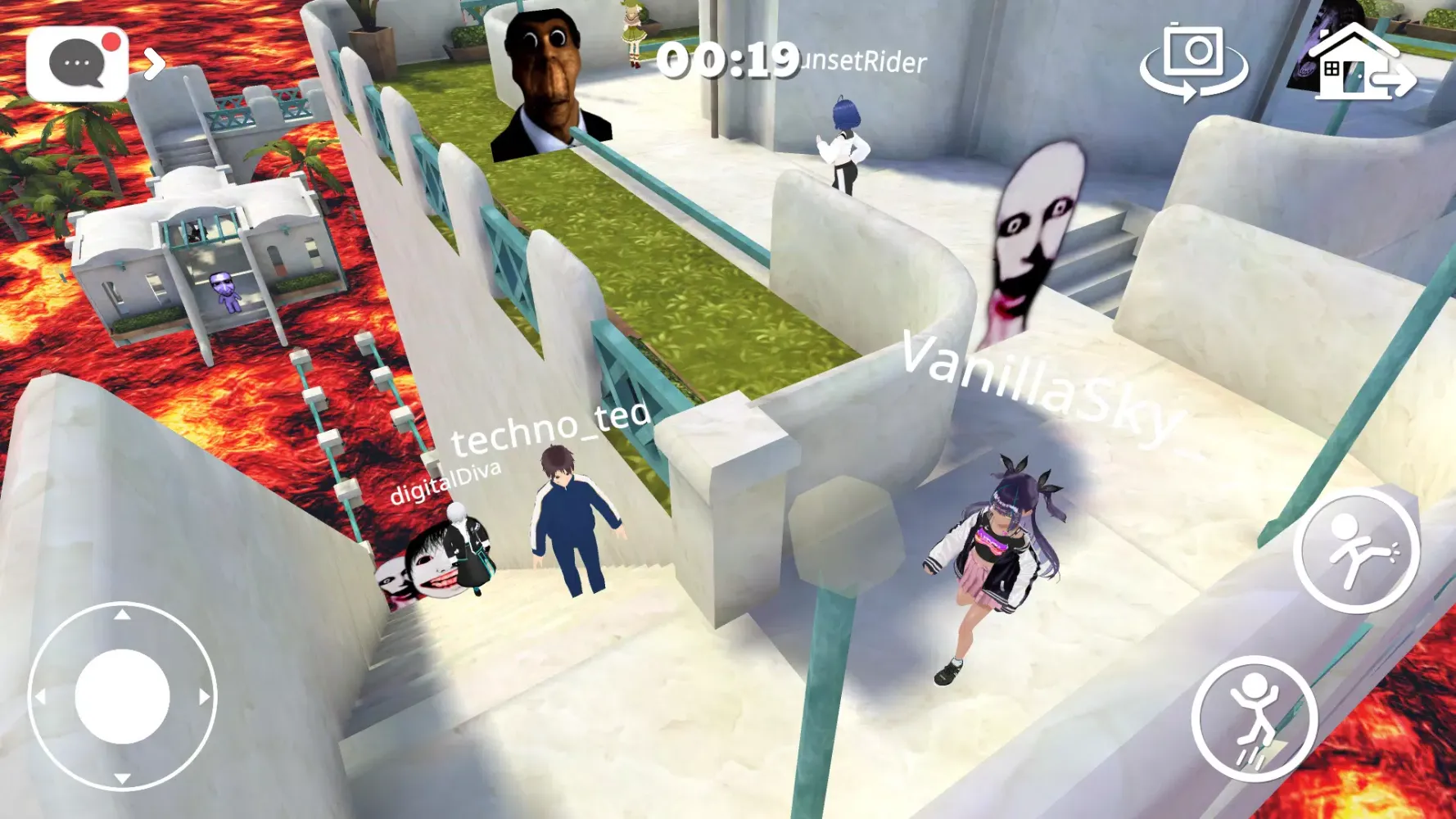 Floor Is Lava - PVP & Nextbots Screenshots