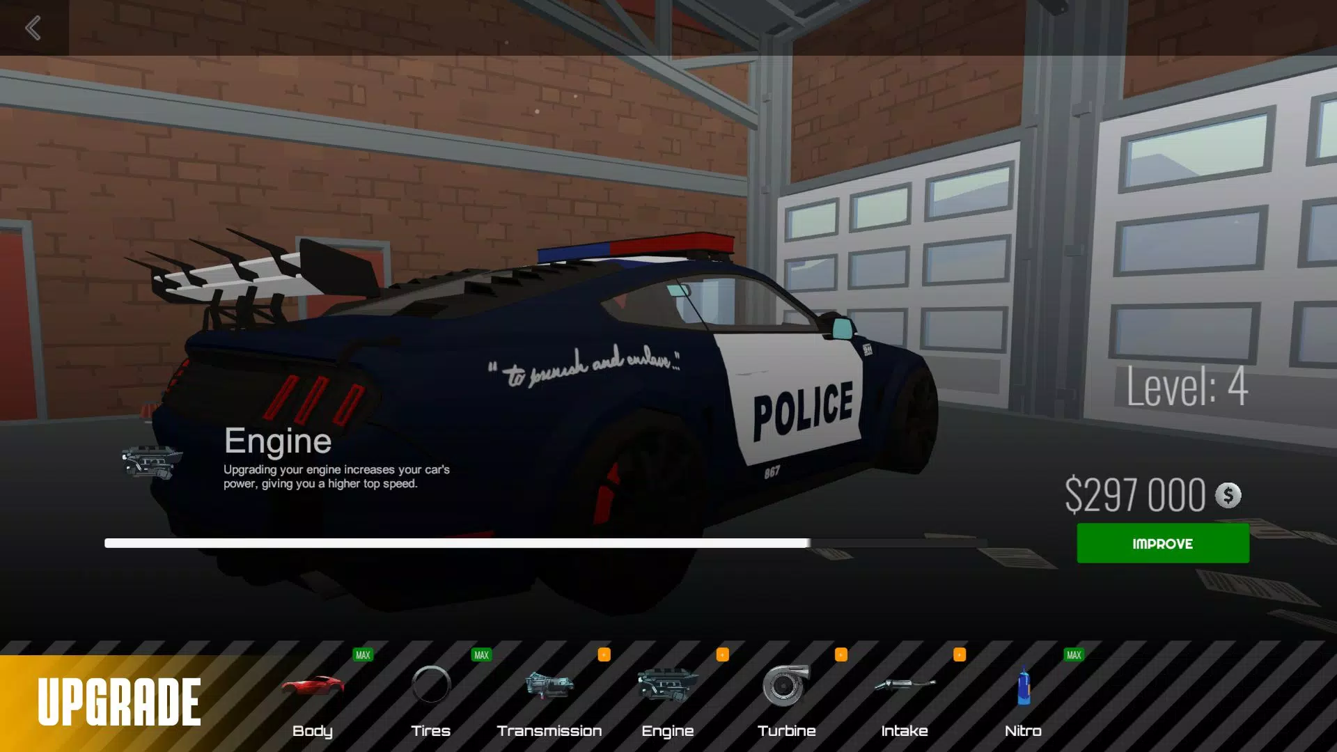 Drag Racing Polygon 3D + Cases Screenshots