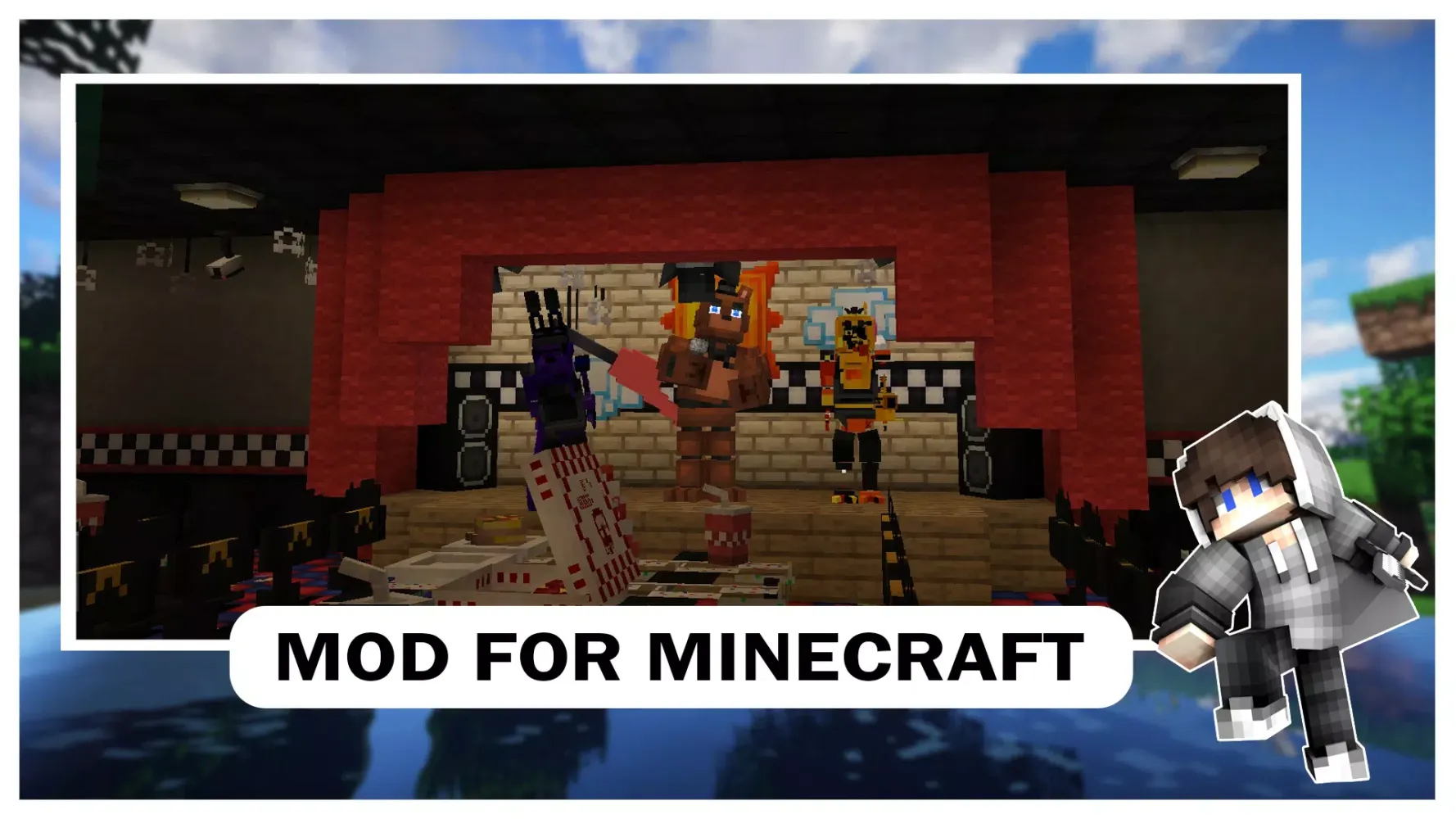 Capturas de pantalla de Mod Animatronics for Minecraft