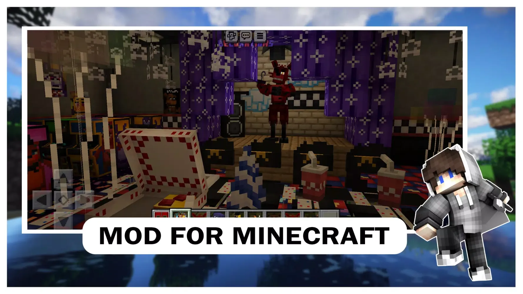 Capturas de pantalla de Mod Animatronics for Minecraft