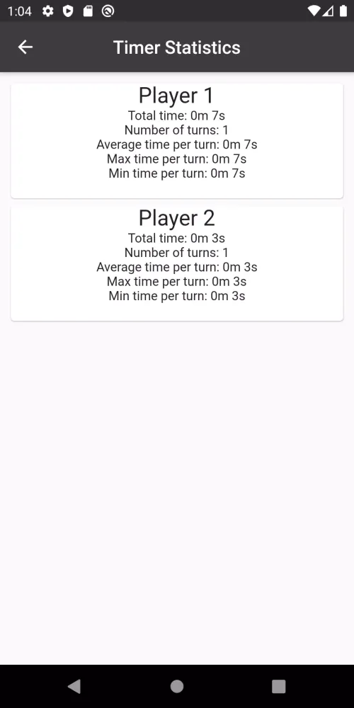 Game Timer スクリーンショット