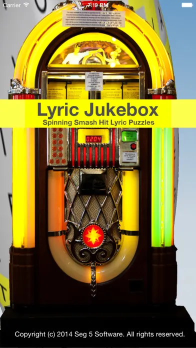 Lyric Jukebox Word Search স্ক্রিনশট