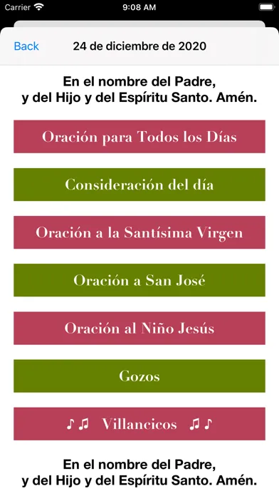 Novena سکرین شاٹس