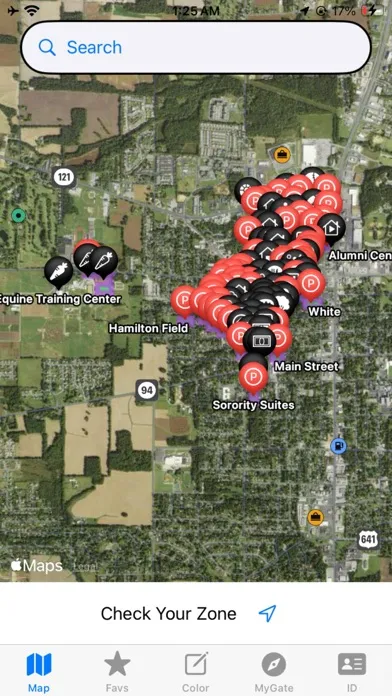 MSU Smart Park Screenshots