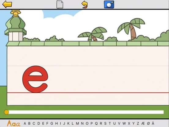 Screenshot di Bokstavkongen iPad 