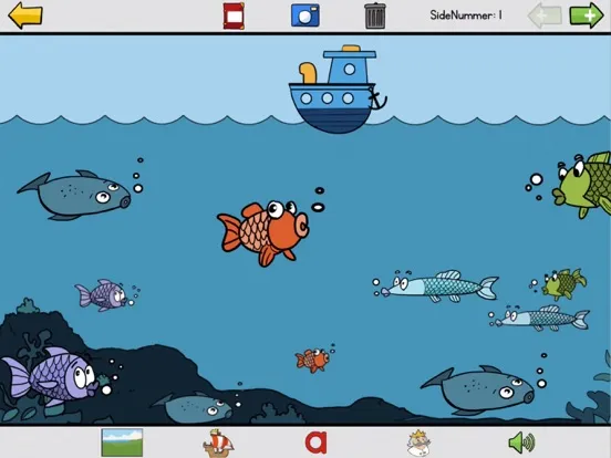 Screenshot di Bokstavkongen iPad 
