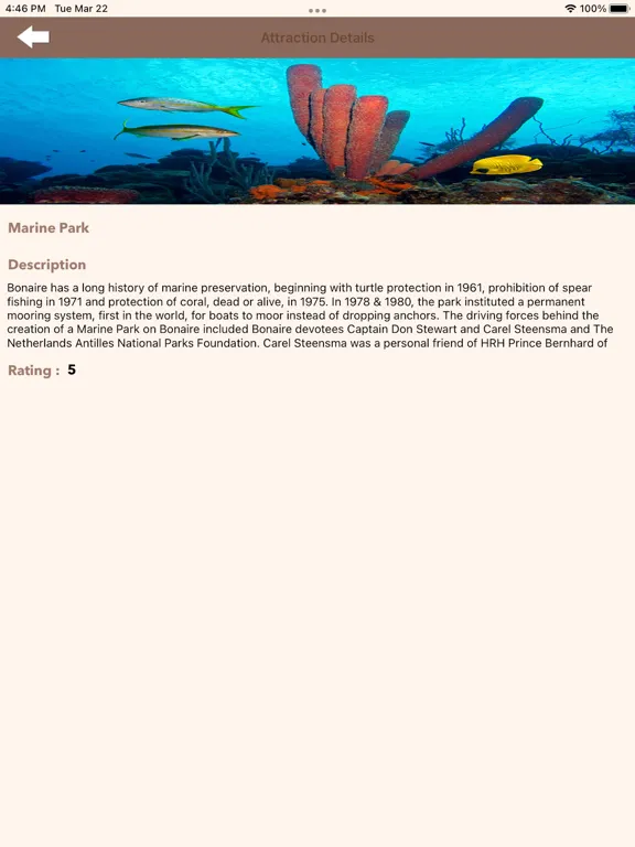 Bonaire Islands iPad 应用截图