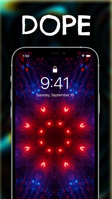 Zrzuty ekranu Trippy: Dope Live Wallpapers
