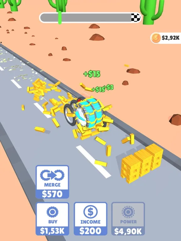 Tangkapan skrin Wheel Up Clicker iPad 
